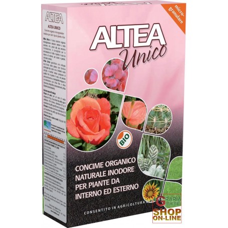 ALTEA UNICO CONCIME ORGANICO MICROGRANULARE INODORE 1,5 Kg