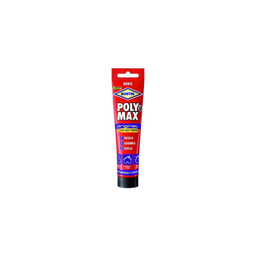 BOSTIK ADESIVO POLY-MAX BIANCO ORIGINAL TUBO GR. 165 - Chiara De Caria shop  on line