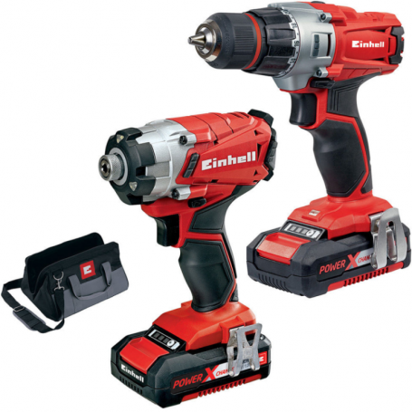 Einhell Set utensili a batteria TE-TK 18 Li Kit CD con CI