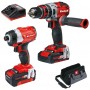 Einhell Set utensili a batteria 18V Twinpack BL - - da fine