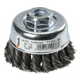 Einhell Spazzola a tazza filo di acciaio diam. 60 x 0,5 mm.