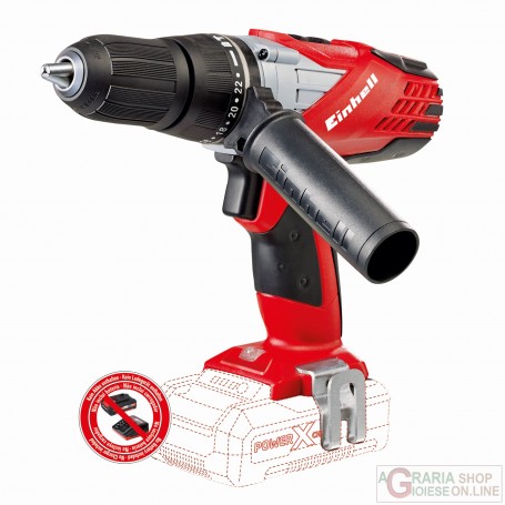 Einhell Trapano avvitatore a percussione a batteria TE-CD 18-2 Li-i Solo - - da metà febbraio