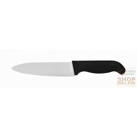 FACKELMANN COLTELLO DA CUCINA CON LAMA IN CERAMICA E MANICO IN SOFT GRIP CM. 24,5 NIROSTA CERAMIC ART. 41738