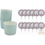 FACKELMANN DECORAZIONE IN CARTA PER CUP CAKE MUFFIN CON DECORAZIONE. 24 PZ ART. 42855