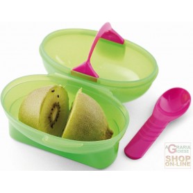 FACKELMANN SETI KIWI 3 IN 1 CONTENITORE COLTELLINO CUCCHIAIO ART. 42078