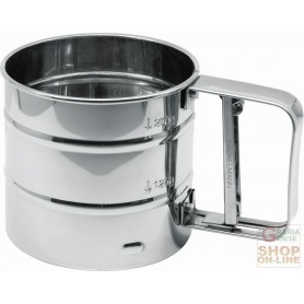 FACKELMANN SPARGIFARINA ZUCCHERO A VELO JUMBO IN ACCIAIO INOX MISURA: 125, 250, 350 GR. 10X14X9,5 CM