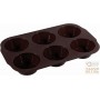 FACKELMANN STAMPI MUFFIN IN SILICONE COLORI : CREMA O CIOCCOLATO RESISTENTI FINO A 230° 28X19X4 CM