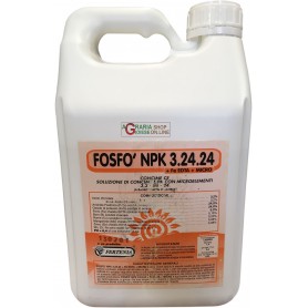 FERTENIA FOSFO NPK 3.24.24 CONCIME FOSFITO POTASSIO LIQUIDO KG. 6