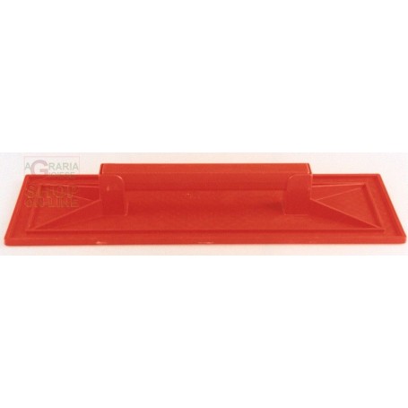 FRATTONE IN PLASTICA ARANCIO CM. 15 X 45