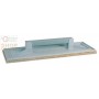 FRATTONE SUPPORTO IN PLASTICA CON SPUGNA CM. 15 X 44