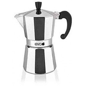 Macchina del caffè caffettiera moka eva in alluminio 230G 2