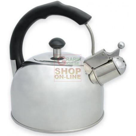 MAX BOLLITORE CON FISCHIO - INOX 2.5 LT