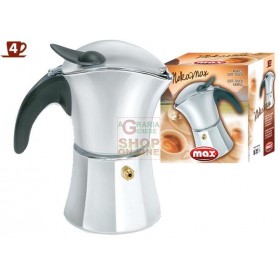 MAX CAFFETTIERA ALLUMINIO 4 TZ MOKA MAX