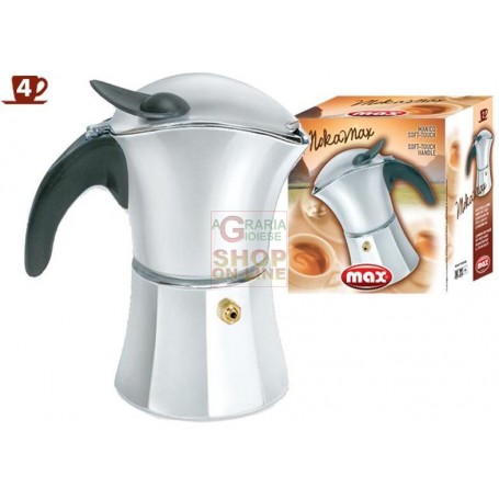 MAX CAFFETTIERA ALLUMINIO 4 TZ MOKA MAX