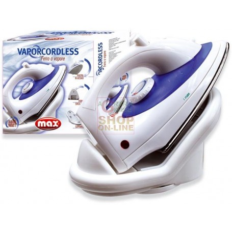 MAX FERRO DA STIRO VAPORE P/INOX CORDLESS