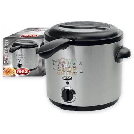 MAX FRIGGITRICE 1.5LITRI INOX EVOLUTION