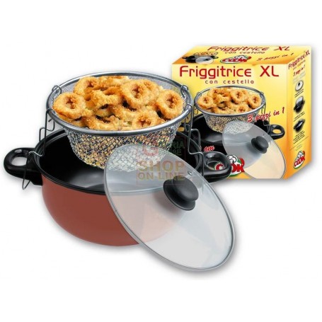 MAX FRIGGITRICE ANTIADERENTE 30CM 3PZ