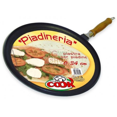 MAX PIASTRA PIADINERIA 34 CM