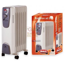 MAX RADIATORE AD OLIO 7 ELEMENTI 1500 W