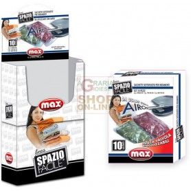 MAX SACCHETTI AIROS SET 10 PZ ASSORT.PALLBOX