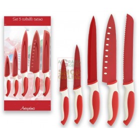 MAX SET 5 COLTELLI CUCINA CON CUSTODIA