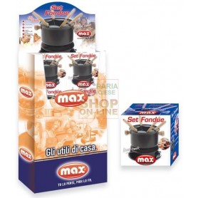 MAX SET FONDUE 11 PEZZI IN PALLBOX