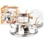 MAX SET FONDUE 6 PIATTI B.CHI GIOCOSA 30PZ