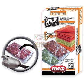 MAX SPAZIO FACILE SAC.EXTRALARGE 2PZ 80X100