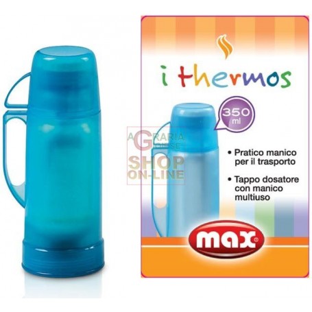 MAX THERMOS 350ML COLORI ASSORTITI 15PZ