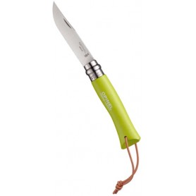 OPINEL COLTELLO INOX N.7 MANICO BARODEUR POMME CON LACCETTO