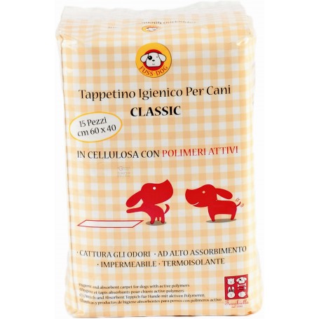 PANNOLINO CLASSICO PER CANI 60X90 CON POLIMERI TAPPETINO