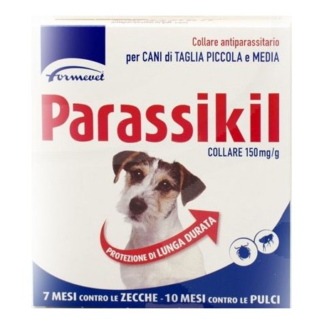 PARASSIKIL COLLARE ANTIPARASSITARIO PER CANE DI TAGGLIA PICCOLA