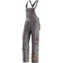 PETTORINA 65% POLIESTERE 35% COTONE MULTITASCHE COLORE GRIGIO ARANCIO TG S XXXL