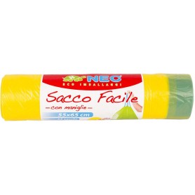 ROTOLO SACCO VELOCE HD GIALLO PROFUMATO NEC CM 55x65 PZ. 15