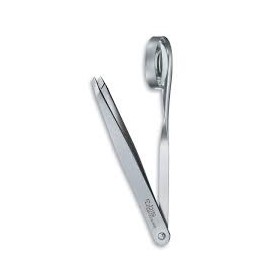 VICTORINOX PINZETTE INOX OBLIQUE CON LENTE