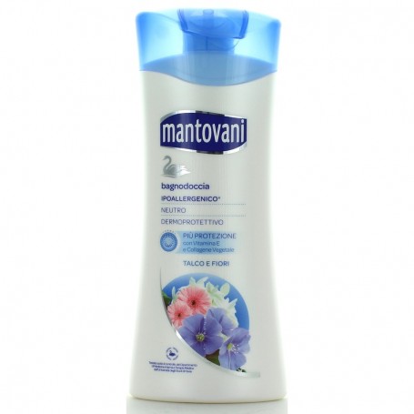 MANTOVANI BAGNOSCHIUMA NEUTRO TALCO E FIORI 400 ML