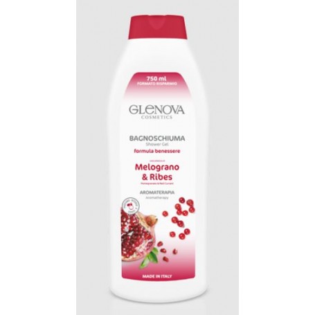 GLENOVA BAGNOSCHIUMA FORMUULA BENESSERE MELOGRANO & RIBES 750 ML