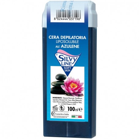 SILVY LINE CERA DEPILATORIA IN ROLLER ALL'AZULENE 100 ML