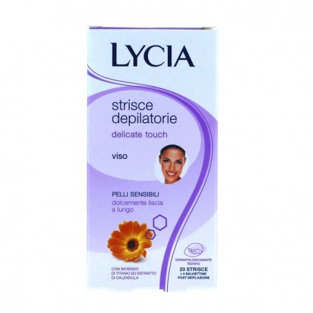 LYCIA DEPILAZIONE STRISCE VISO PELLI SENSIBILI 20 PZ