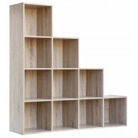 LIBRERIA MODELLO CUBO 10 ROVERE cm. 121x29,5x121h.