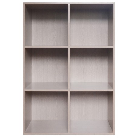 LIBRERIA MODELLO CUBO 6 FRASSINO cm.61x91h.