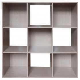 LIBRERIA MODELLO CUBO 9 FRASSINO cm.91x91h.