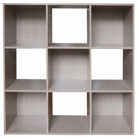 LIBRERIA MODELLO CUBO 9 FRASSINO cm.91x91h.