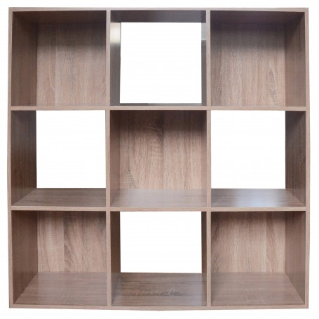 LIBRERIA MODELLO CUBO 9 ROVERE cm.91x91h.