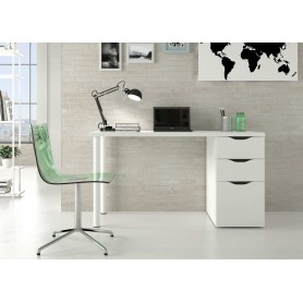 KIT SCRIVANIA ATHENA cm.138X60X74h. colore bianco